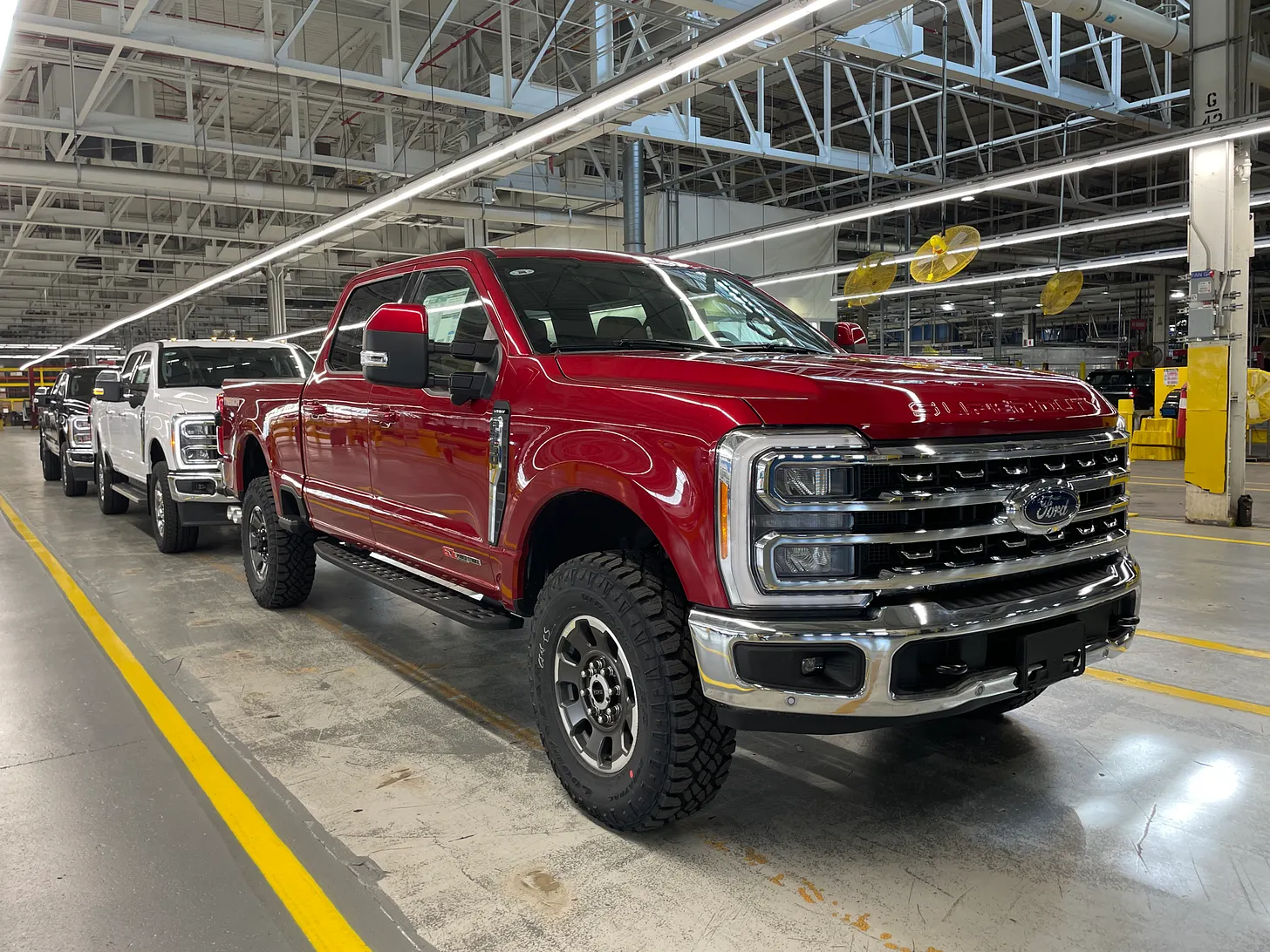 Ford Truck on assembly line
